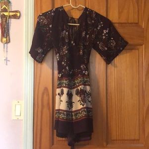 beautiful romper flower details